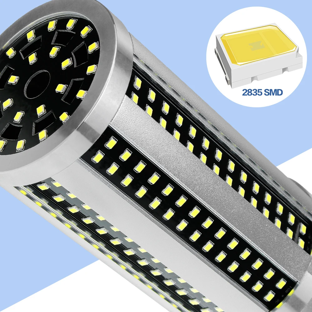 LED Light Bulb E27 Lamps LED Corn Bulb High Bright Lighting 220V 50W 54W 60W LED Bulb 110V Bombilla Garage Light industry Lamp