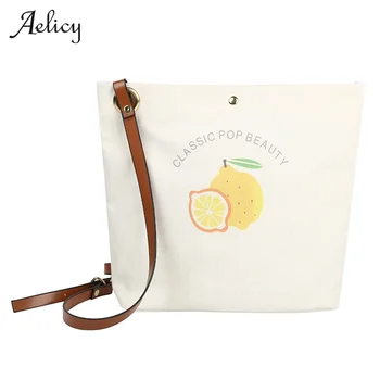 

Women Canvas Shopping Bag Letters Print Female Cotton Cloth Shoulder Bag Eco Handbag Tote Reusable Grocery Shopper Bags Casual