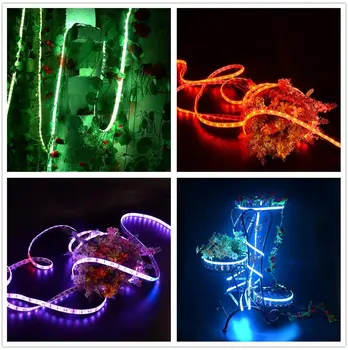 

Practice New 5m LED Strip Light RGB Waterproof DC12V Rgb String Diode Flexible Ribbon Adapter Plug Colorful LED Strip Light