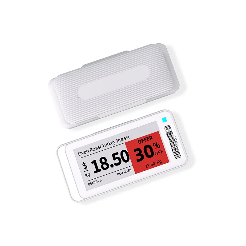 2.1 Electronic Price Tag ESL Eink Screen Shelf Label Low Consumption Bluetooth Connect Andriod Mobile APP