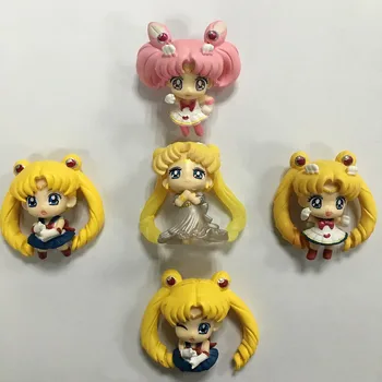 

Bandai Q Posket 6 Pieces Sailor Moon Anime Puppets Model Tsukino Usagi Anime Doll Collection Doll Model Best Sellers Box-packed