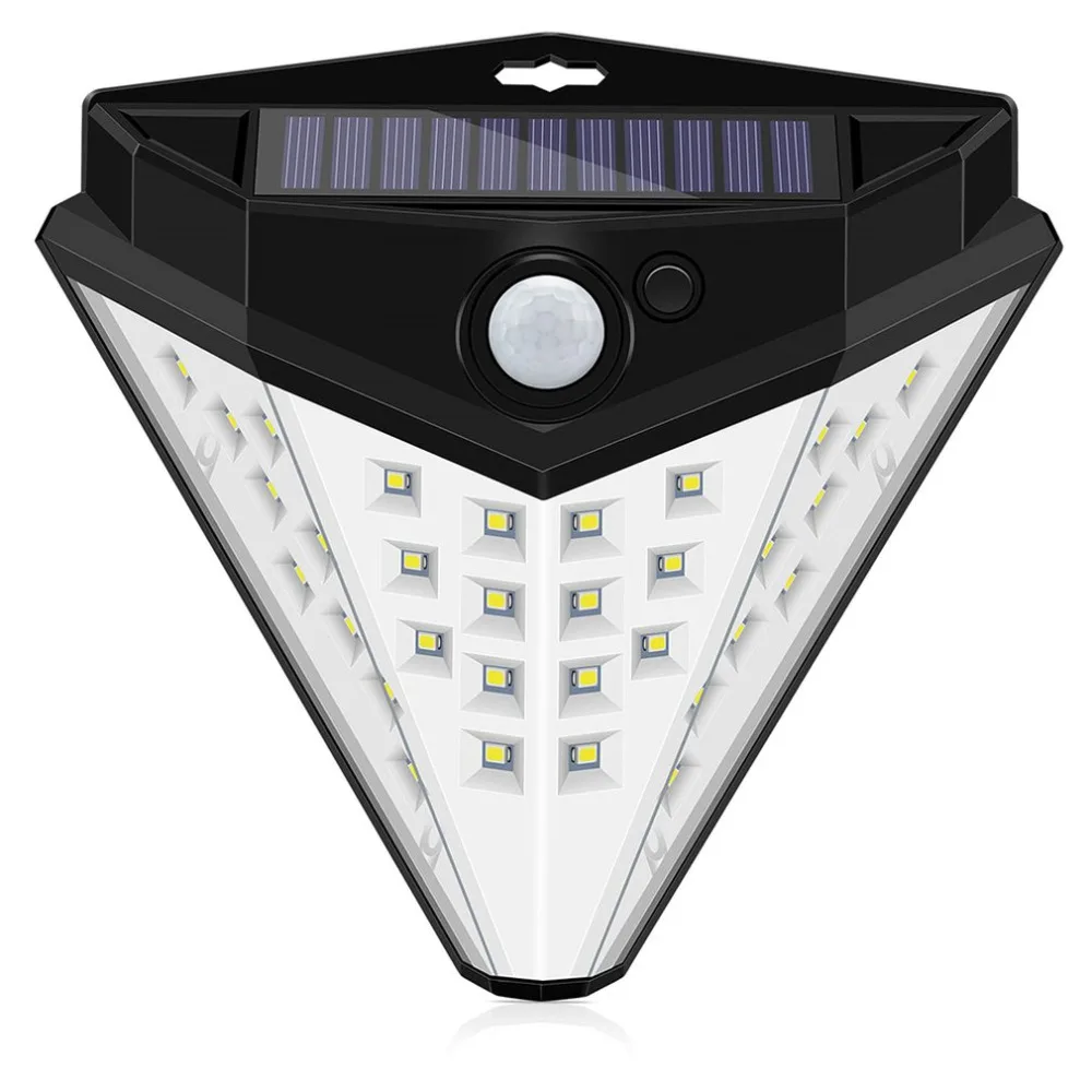 32LED солнечная панель с питанием от энергии, рециркулируемый настенный светильник с активированным движением, садовый светильник, прочный водостойкий светильник s