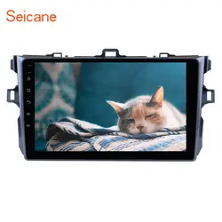 Seicane 9 дюймов Android 8,1/8,0 автомобиля gps навигации для 2006-2008 2009 2010 2011 Защитные чехлы для сидений, сшитые специально для Toyota COROLLA с радио плеер HD