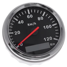 85 мм Лодка Спидометр 120kmh 200kmh цифровой одометр спидометр 12V 24V для грузовика Лодка Автомобильный спидометр IP67 Водонепроницаемый