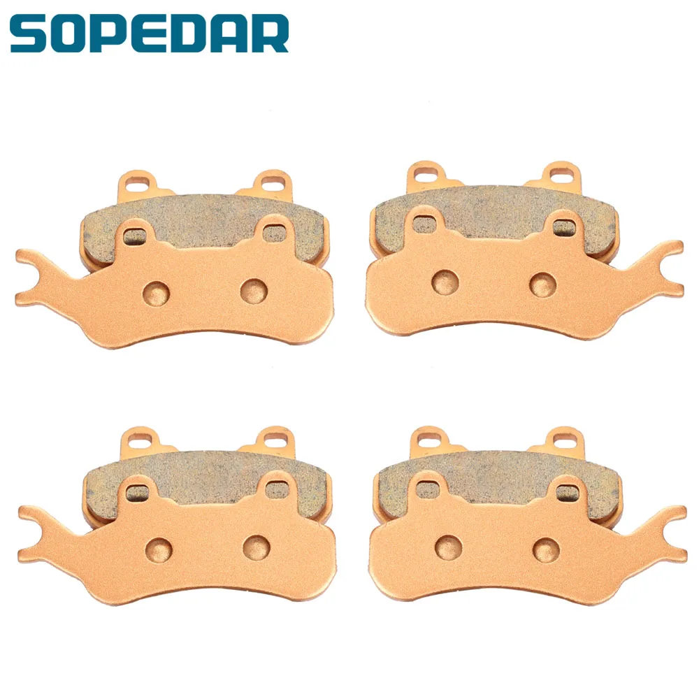 

SOPEDAR Brake Pads for Beach Cars Blocks Accessories Front And Rear Brake pads set Can-Am Maverick X3 4x4 XRS