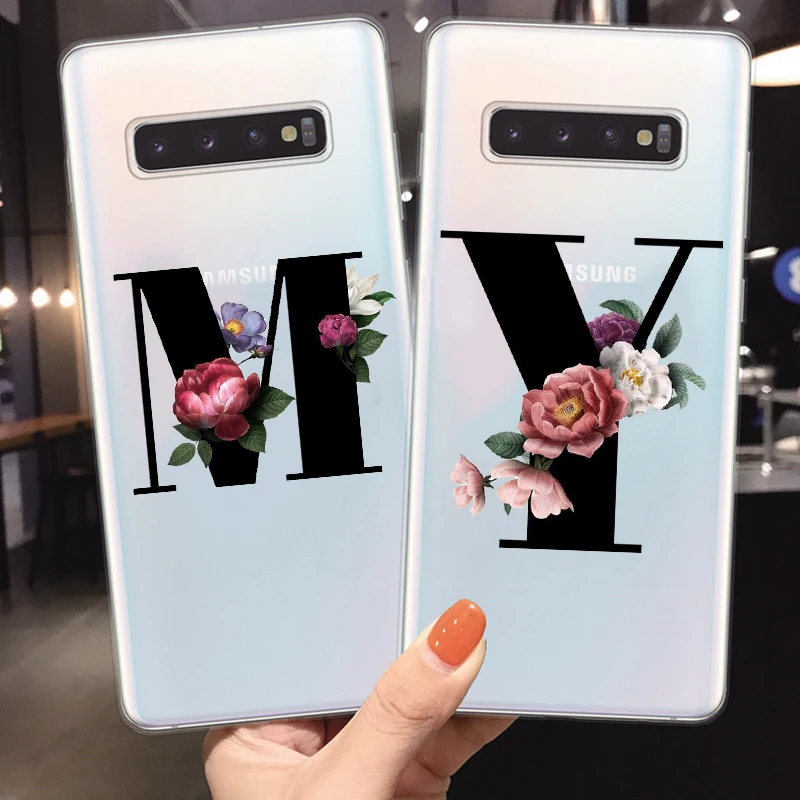 Именная надпись на заказ милые пары мягкая фотография для SamsunS7 S8 S9 S10PIUS NOTE8 9 10PIUS J5