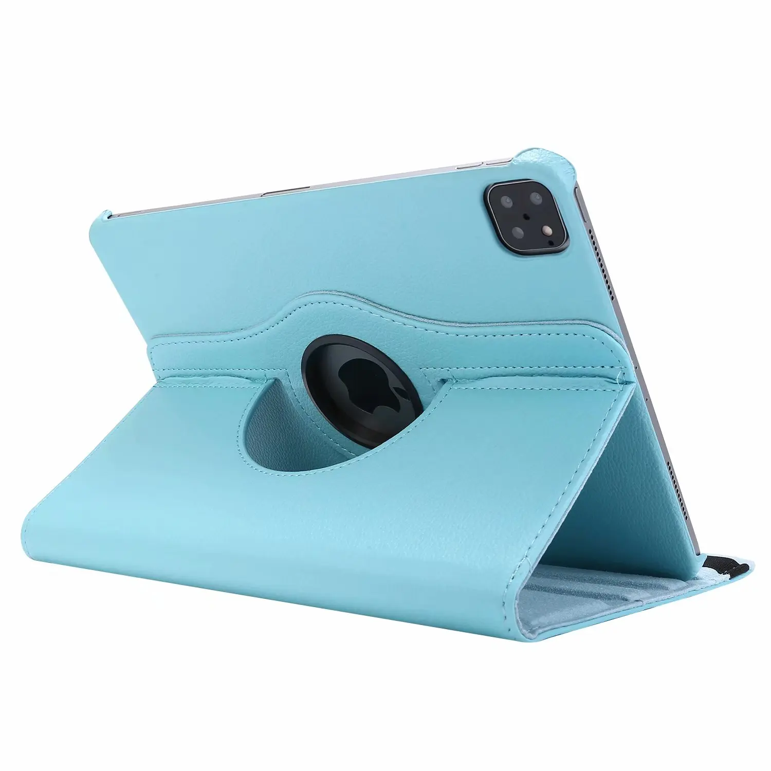 360° Rotating PU Leather Smart Tablet Cover with Auto Wake/Sleep