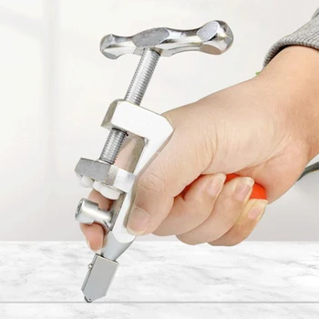 

Hand-held Glass Tile Cutter Portable Ceramic Tile Glass Cutter Multi-function Labor-saving Tile Glass Cutting Tools LKS9