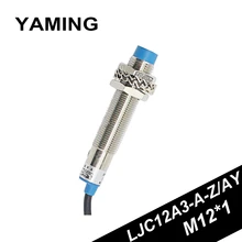 Capacitance Type Capacitive Proximity Switch LJC12A3-A-Z/AY DC Three-wire Liquid Level Metal Sensor 24v PNP/NPN NO/NC 5mm Capacitance Type Capacitive Proximity Switch LJC12A3-A-Z/AY DC Three-wire Liquid Level Metal Sensor 24v PNP/NPN NO/NC 5mm