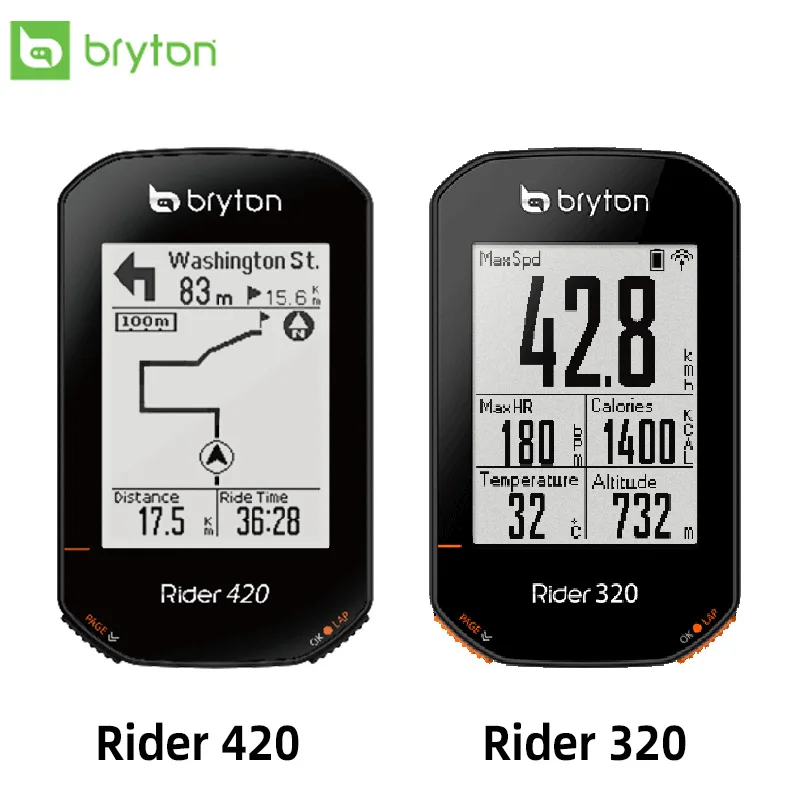 Bryton Rider-ordenador con GPS para bicicleta, velocímetro inalámbrico  resistente al agua, odómetro, ANT + BLE, versión Global, compatible con  ASTRA, 320, 420 - AliExpress