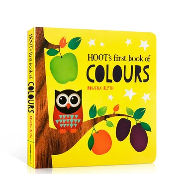 

Hoot's First Book of Colors Children's Early Teaching Pictures Cardboard Book Learning Word Cognition Preschool Educational Book