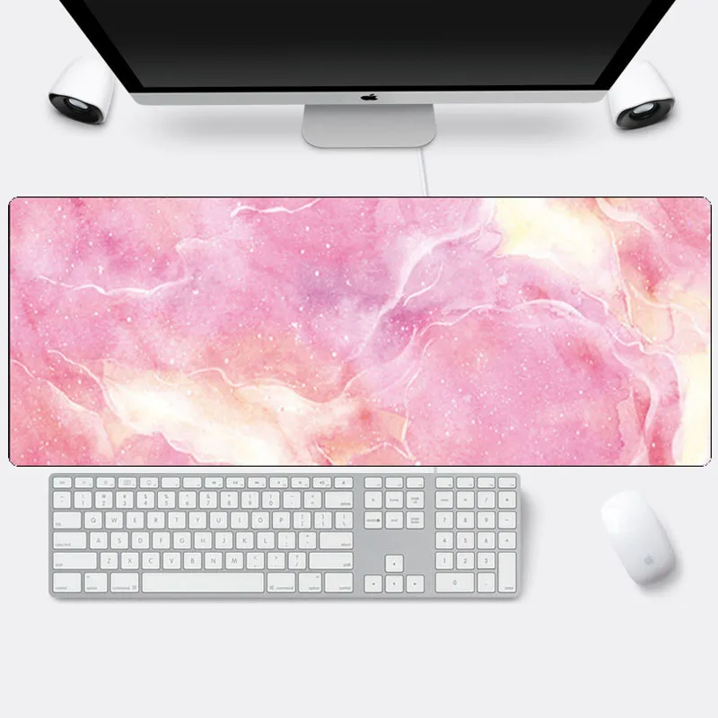  Marble Mouse Pad 800x300mm XL XXL Computer Gamer Game Gaming Large Mousepad for LOL Dota