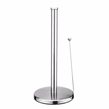 

Kitchen Paper Holder Rack Vertical Type Stainless Steel Bathroom Roll Supplies Storage Shelf Organizer Tissue