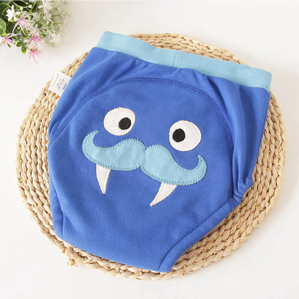 Cotton Training Pants Waterproof Toddler Potty Training Underwear for Boys and Girls Diapers Washable and Reusable Baby Nappy - Цвет: 81