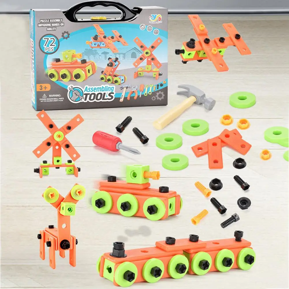 Construction Kids Construction Tool Toy Kit Playset with Workshop Carry Case 