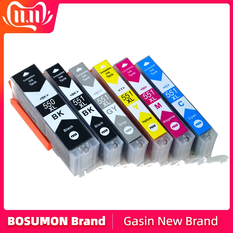 Pack De 2 Cartouches D'encre Canon PGI-550XL Noires - Compatibles Série Pixma - NEUVES