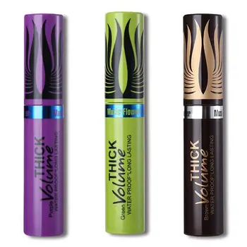 

3D Silk Fiber Lash Mascara Women's Waterproof Colorful Eyelash Extension Curling W1G4