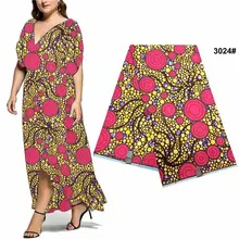 Африканская парафинированная ткань принты ткань хлопок для модное женское платье хорошего качества настоящая Ява восковые принты ткань s 6 ярдов! DF-4538