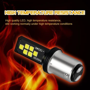 

New Super Bright Car LED Bulb 1156 P21W BA15S 1157 BAY15D T20 7440 7443 BAU15S LED Light Reverse Signal Lights Led Turn Lamp