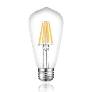 

ST64 LED Filament Edison Bulb Lamp E27 220V Industrial Decor Vintage Retro Lamp Light Bulb 12W 16W Ampoule Bombillas Gloeilamp