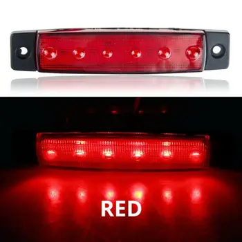 

8pcs Red Green Boat Navigation LED Lights Stern Lights Boats Starboard Light 12V High Quality ABS Plastic Indicator Lights