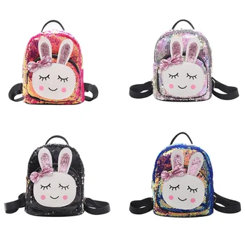 

Women'S Mini Sequins Rabbit Backpack Cute Shoulder Bags Girls Girls Backpack Backpack