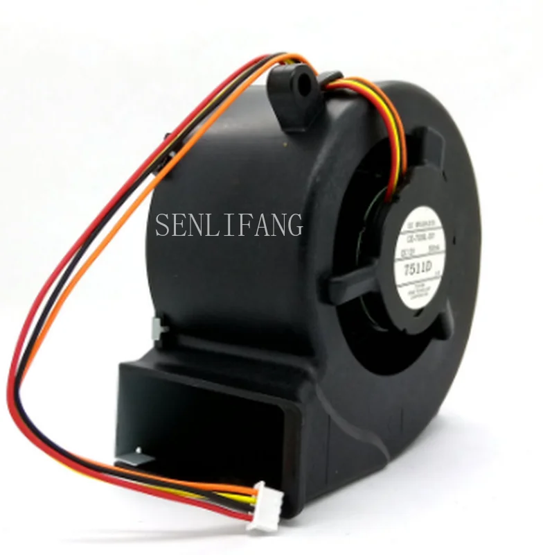 

Free shipping CE-7039L-301 CH-TW5210 TW5300 TW5350 Server Projector Cooler Fan DC 12V 500MA 3-wire
