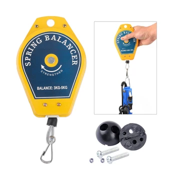 

2019 Hardware Hooks Retractable Spring Balancer Tool Fixtures Holder Hanging 3-5kg For Home Improvement