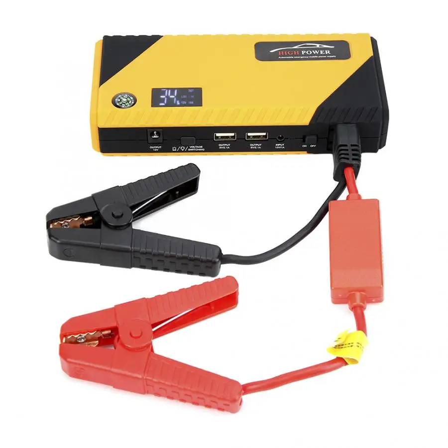 Портативный 12V 20000mAh автомобильный пусковой стартер зарядное устройство аварийное зарядное устройство автомобильный стартер