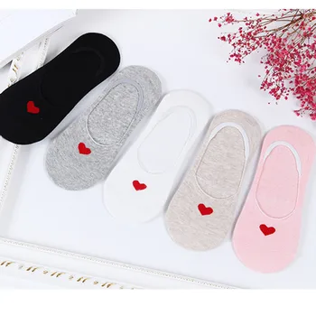 

5 Pairs Cute Cartoon Love Boat Socks Women Ins Kawaii Colorful Socks Slippers Happy Funny Cat Animal Cotton Pink Socks Popsocket