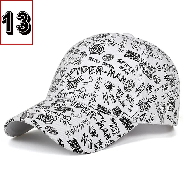 38 Styles Hot Graffiti Baseball Cap Women’s Hat Summer Sun Hat Cotton Men’s Baseball Cap Sports Cap Golf Cap Gorras Hombre 13