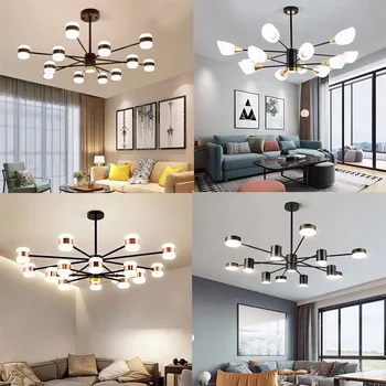 

country lamp shades industrial light fixture glass for kitchen living room decoration lampes suspendues nordic decoration home