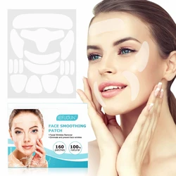 160Pcs/Set Reusable Anti Wrinkle Neck Pad Silicone Transparent Anti Microgroove Removal Neck Sticker Skin Care Silica Gel Patch