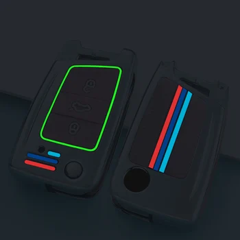 Copertura della cassa chiave dell'automobile in lega di zinco per VW Volkswagen Golf 7 MK7 Tiguan MK2 per SEAT Ateca Leon FR 2 Ibiza per Skoda Octavia A7 4 Copertura della cassa chiave dell'automobile in lega di zinco per VW Volkswagen Golf 7 MK7 Tiguan MK2 per SEAT Ateca Leon FR 2 Ibiza per Skoda Octavia A7 - Copertura della cassa chiave dell automobile in lega di zinco per VW Volkswagen Golf 7