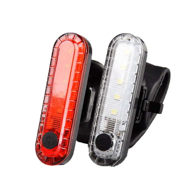 

Bicycle Tail Lights Outdoor Cycling USB Charged High Bright COB 4 modes Night Safety Warning Bike Rear Light Waterproof Portable
