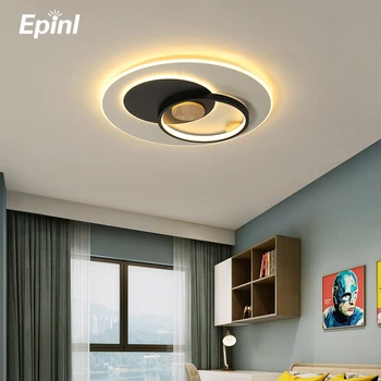 

Epinl Modern 360 Rotated Panel Lamp Ceiling Light Bedroom Balcony Kid Room Office Round LED Three Colors Room Light Fixtures