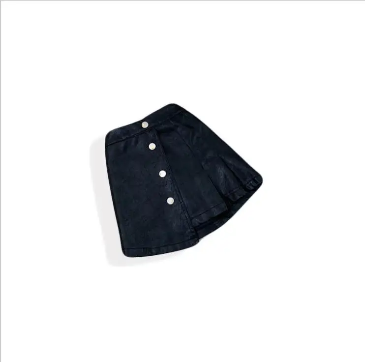 new wholesale girls leather skirt autumn fashion girls skirt 2-7t C185