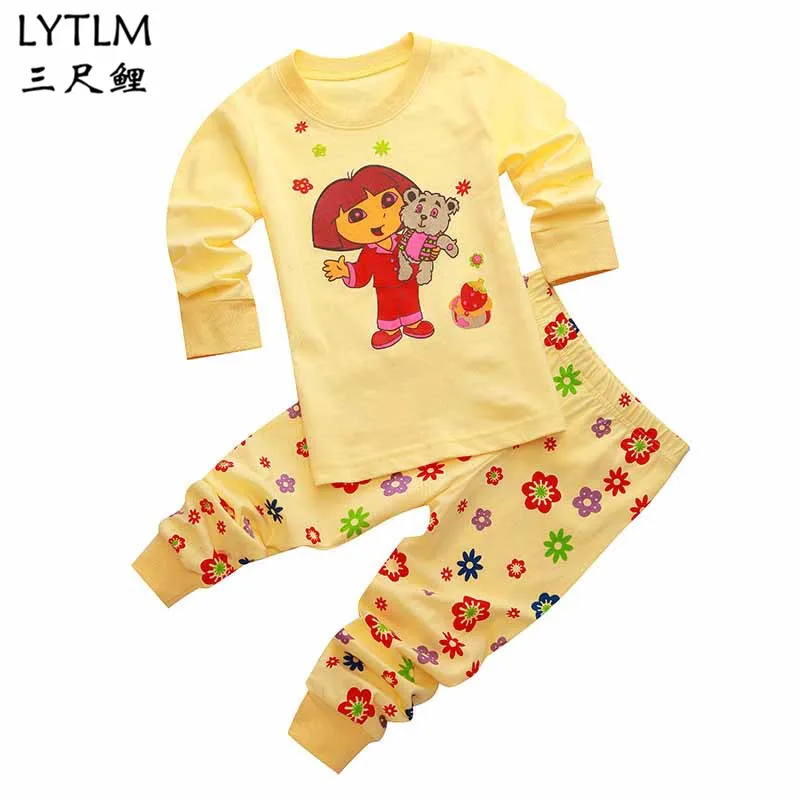 LYTLM/Пижама с героями мультфильмов; одежда для маленьких мальчиков; детский халат; Детская домашняя одежда для сна; брендовый комплект одежды; roupas infantis menina - Color: 059