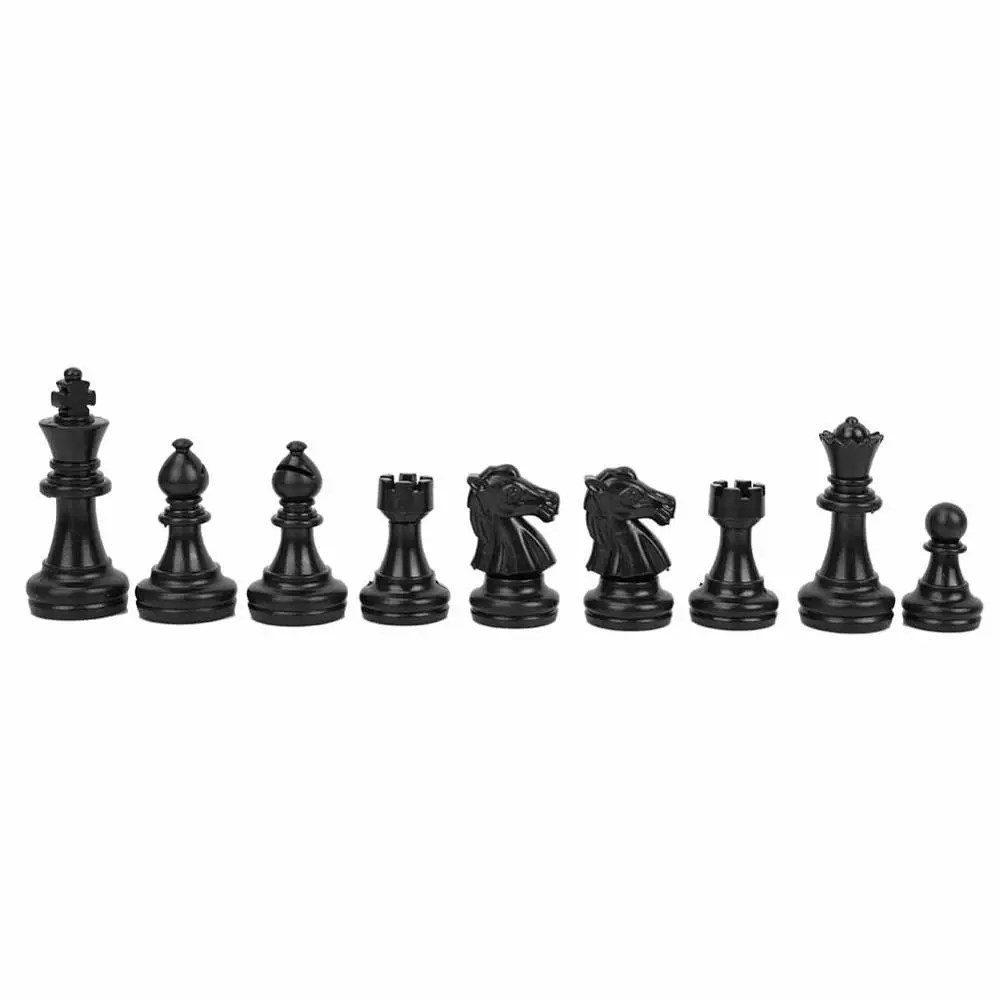 49mm Chess Set Board Games Portable Plastic International Chess Board Set Chessboard for Party Activities chess pieces