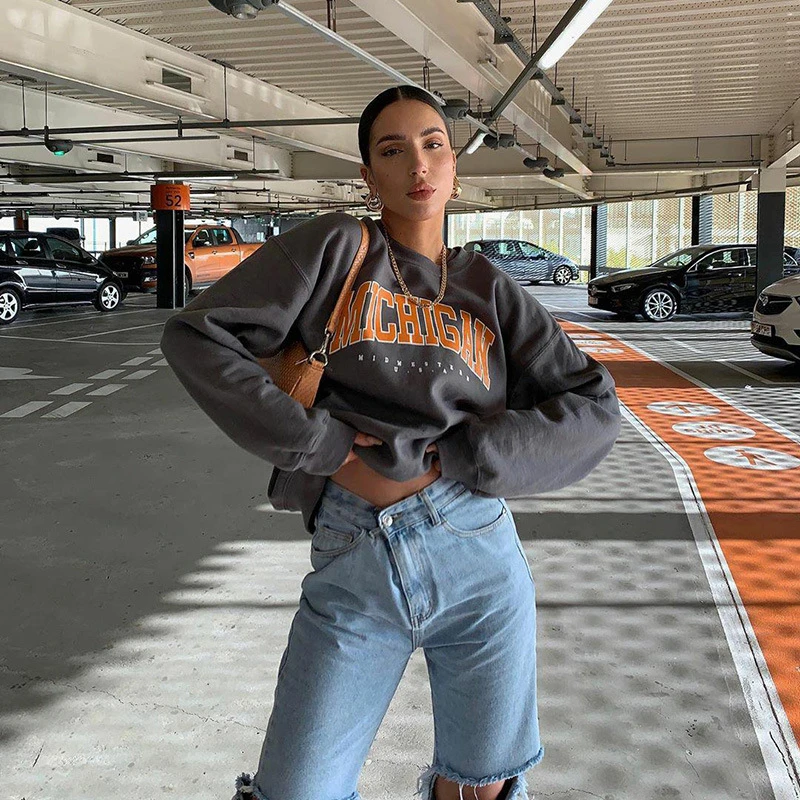 Indie Aesthetics Women Sweatshirts 90s Streetwear Letter Print Oversized Y2k Vintage E Girl Hoodies Crewneck Autumn 2020 Friends Hoodies Sweatshirts Aliexpress indie aesthetics women sweatshirts 90s streetwear letter print oversized y2k vintage e girl hoodies crewneck autumn 2020 friends