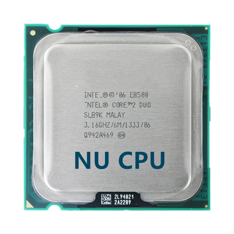 Оригинальный процессор Intel Core 2 Duo E8500 3 16 ГГц/6 МБ/1333 МГц двухъядерный разъем 775