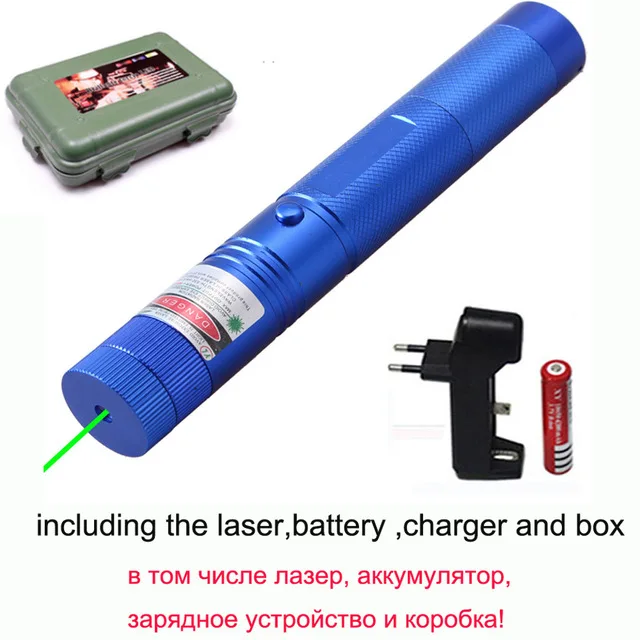532 нм зеленый лазерный прицел 303 лазерная указка мощное устройство Регулируемый фокус лазер с лазером 303+ зарядное устройство+ аккумулятор 18650 - Цвет: Слоновая кость