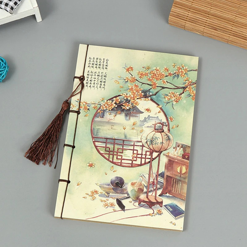 Китайский стиль винтажный дневник Канцтовары офисный школьный ежедневник Ретро Ноутбук Sketchbook подарок для детей
