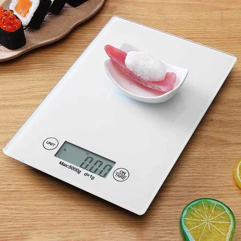 

5KG/1g Baking Weighting Scale LCD Digital Kitchen Scales Electronic Weight Scale Food Household Measuring Tool