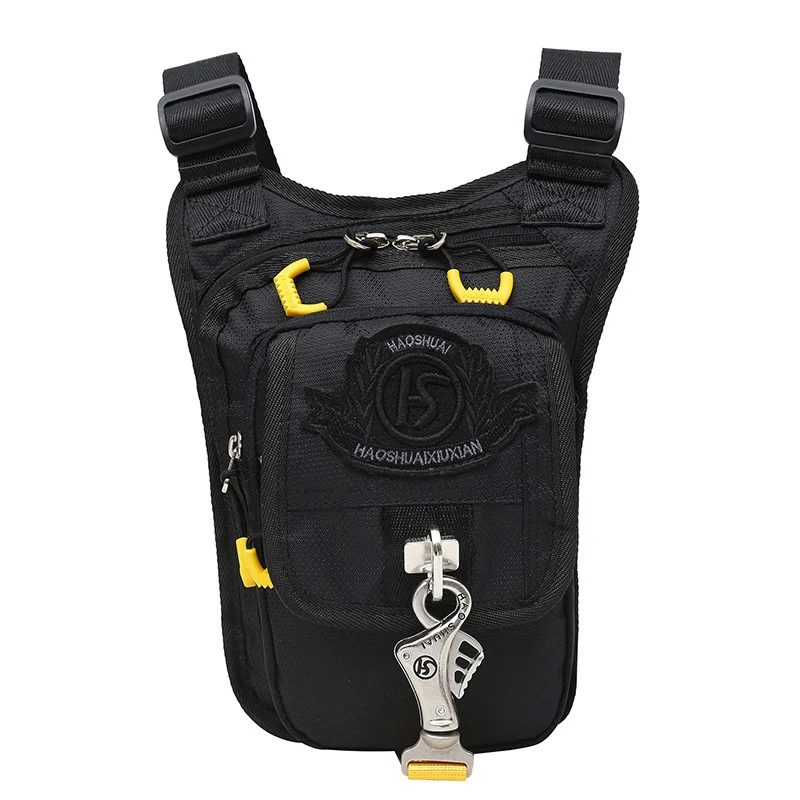Мужская водонепроницаемая нейлоновая сумка для ног, поясная сумка на бедро, поясная сумка на бедро, сумка на плечо в стиле милитари для путешествий, сумка через плечо