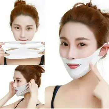 

4D V Face Lifting Facial Wrapped Masks V-Shaped Slimming Thin Face Mask V Bandage Mask Skin Treatment Double Lift Peel-off Chin