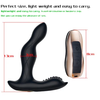 Heating Male Prostate Massage Vibrator Dildo Anal Plug Remote Control G Spot Stimulator Butt Plug Male Masturbator For Couples 4
