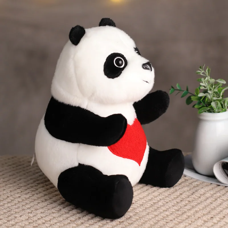 Kawaii Stuffed Soft Animal Doll for Kids Baby Valentine's Day Gift Adorable Toy Panda, 10