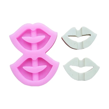

Shiny Handmade Epoxy Resin Mold Lips Straws Topper Casting Silicone Mould DIY Crafts Jewelry Making Tool