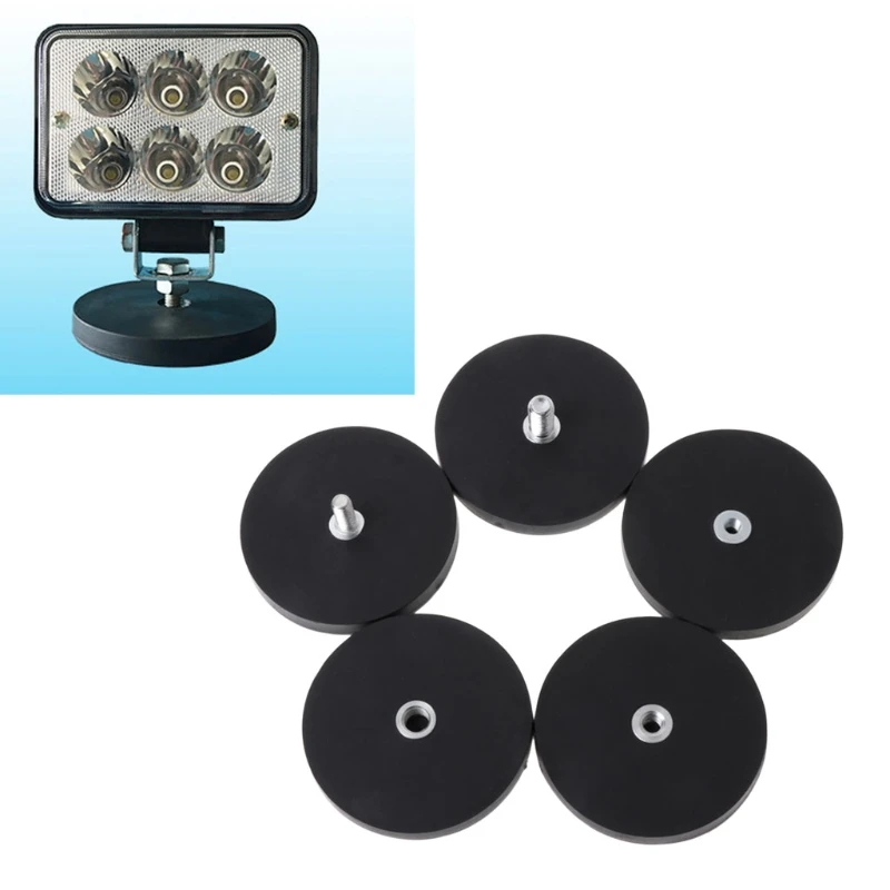 

D66 Magnetic Base Mounting Bracket For Off-road Vehicles & Trucks Boat LED Light Car LED Work Light Bar Strong Magnet Holder
